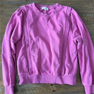 Evereve Vibrant Pink Spring Knit Top
